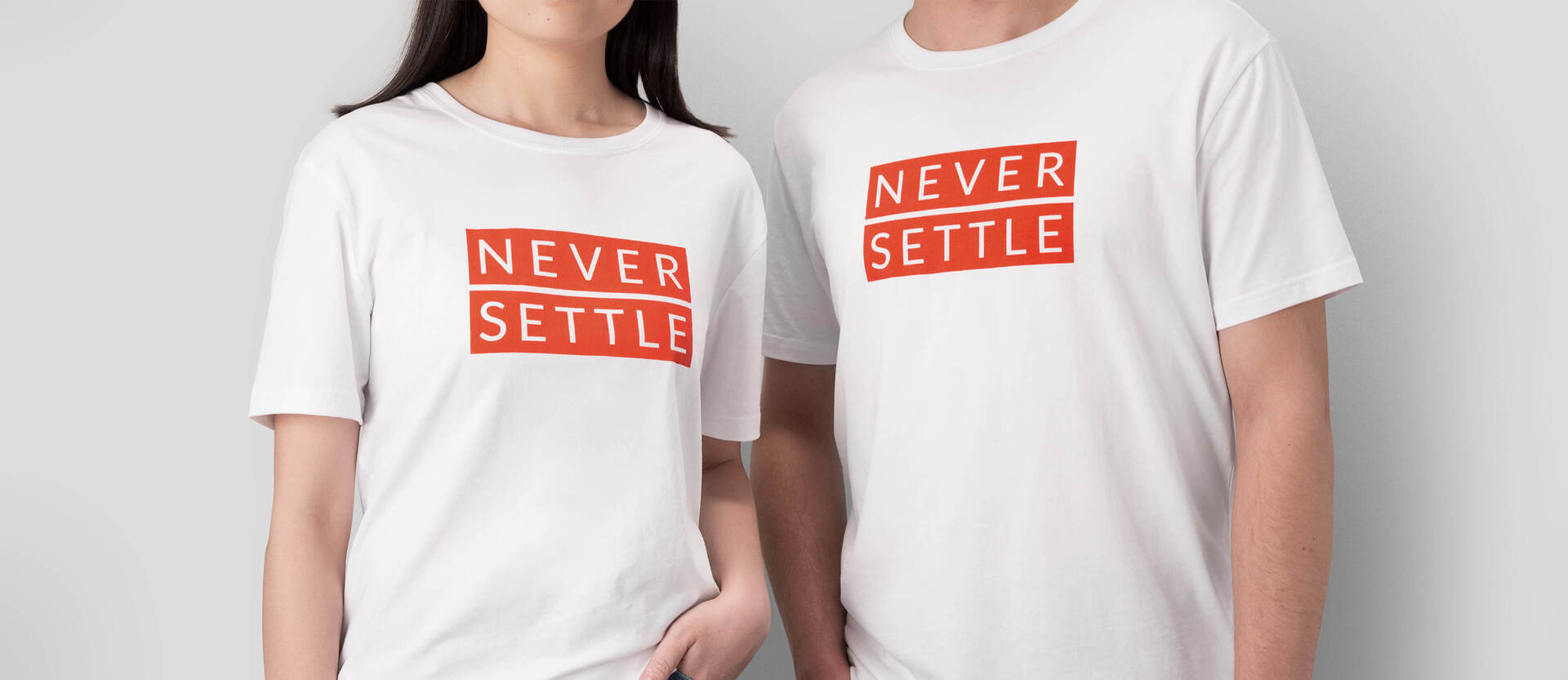 OnePlus Never Settle T-shirt
