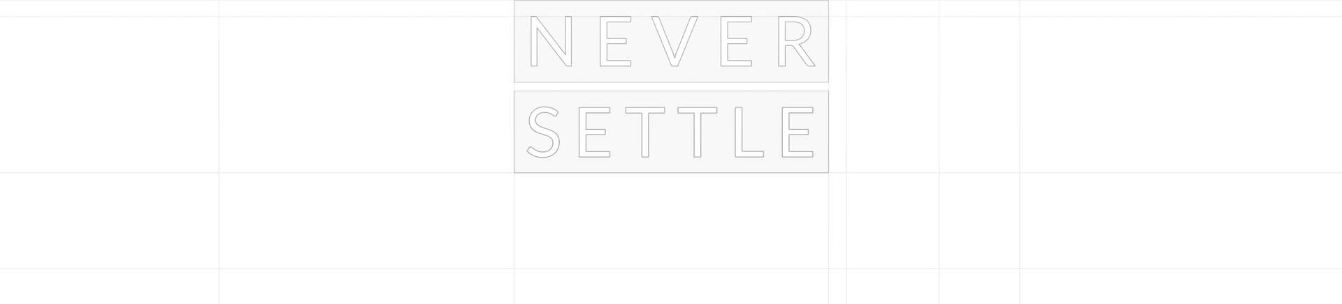OnePlus Never Settle T-shirt